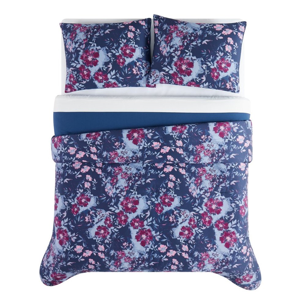 NWT Badgley Mischka Midnight Garden Comforter Set Queen